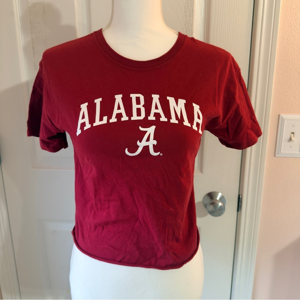 League Women's Crimson Red Alabama Tee - Short Sleeve